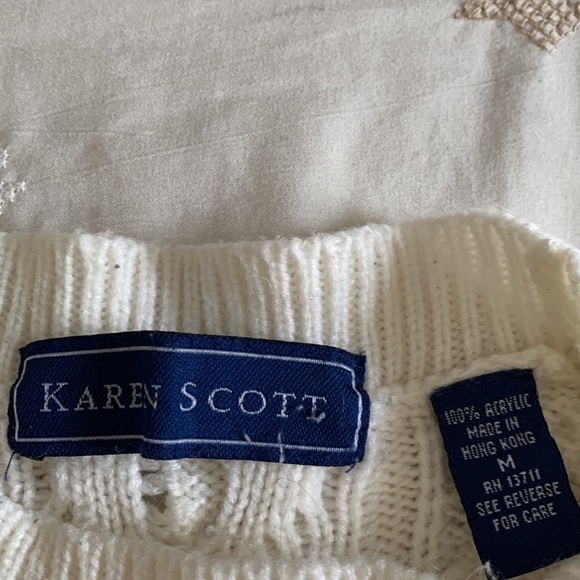 Karen Scott sweater size M - Picture 2 of 2